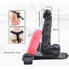 6 Inch Black Strap On Dildo Full Silicone Adulttoys In Jodhpur