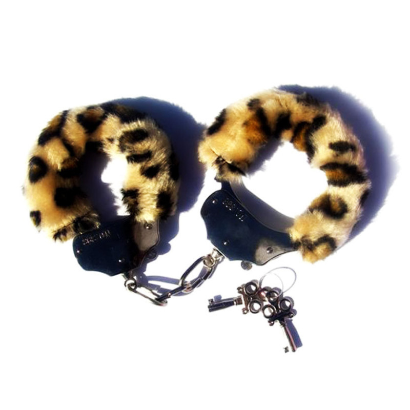 Shop Fetish Fantasy Furry Hand Cuffs in Leopard Adulttoys In Ajmer