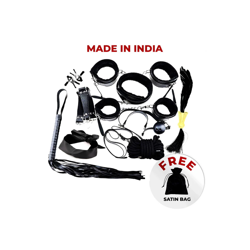 Leather BDSM Kit Adult Bondage & Roleplay Set Sextoys In Jaisalmer