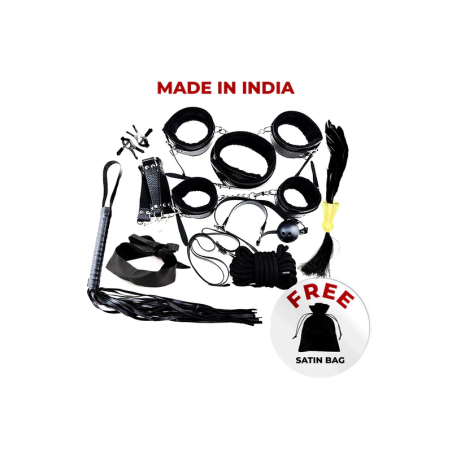 Leather BDSM Kit Adult Bondage & Roleplay Set Sextoys In Jaisalmer