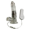 Buy Crystal Jelly Powered Vibration Suction Base Dildo In Morbi
