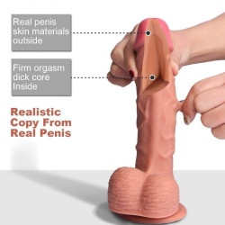 Buy Dual Layer Silicone Realistic Dildo Sextoys In Vijayawada