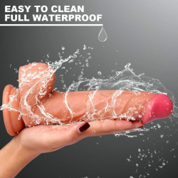 Buy Dual Layer Silicone Realistic Dildo Sextoys In Vijayawada