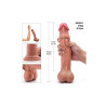 7 Inch Realistic Texture Real Dildo Girls Sextoys In Tiruppur