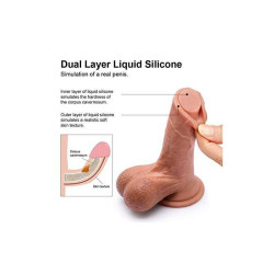 7 Inch Realistic Texture Real Dildo Girls Sextoys In Tiruppur