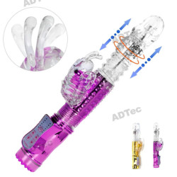 Buy Rechargeable  Rabbit Thrusting Dildo Vibrator Sextoys In Hyderabad