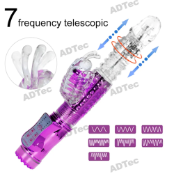 Buy Rechargeable  Rabbit Thrusting Dildo Vibrator Sextoys In Hyderabad