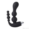 Shop Black Double Thrust Beaded Vibrator Anal Butt Plug SexToys In Aurangabad