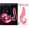 Buy Kiss of Tongue Crystal Glass Dildo Anal Sex Toy In Deoghar