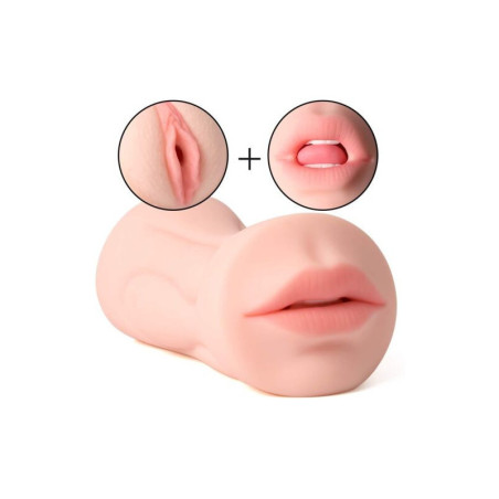 2 In 1 Vagina and Mouth Pocket Pussy Male Sextoy In Uttarakhand