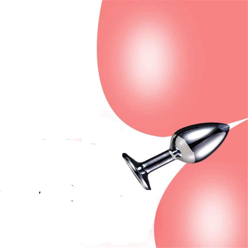 Buy Diamond Metal Anal Butt Plug In India | Premium Stainless Steel