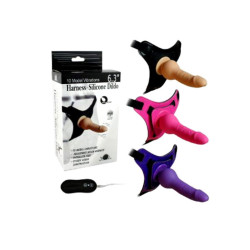 Shop Vibrating Strap-On Silicone Dildo Female Sextoys In Korba