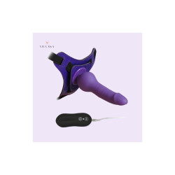 Shop Vibrating Strap-On Silicone Dildo Female Sextoys In Korba