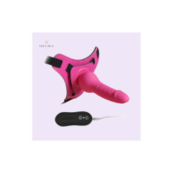 Shop Vibrating Strap-On Silicone Dildo Female Sextoys In Korba