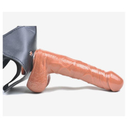 Buy Brown Solid Strapon Vibrating Dildo Women Sextoys In Karnal