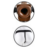 Buy Chocolate Brown Hollow Strapon With Vibration Sextoys In Hisar