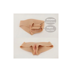Fake Pussy Vagina Silicone Wearable Panty Crossdresser Sextoys In Panchkula
